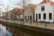 Harbor of Nieuwpoort, an old Dutch city
