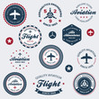 Vintage aeronautics labels Vintage aeronautics labels