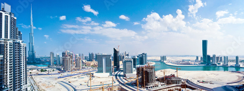 Photo: Panoramic image of Dubai city Panoramic image of Dubai city