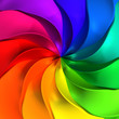 Colorful abstract twisted background