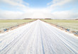 Snowy road.