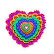 colorful heart happy