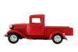 red pickup truck