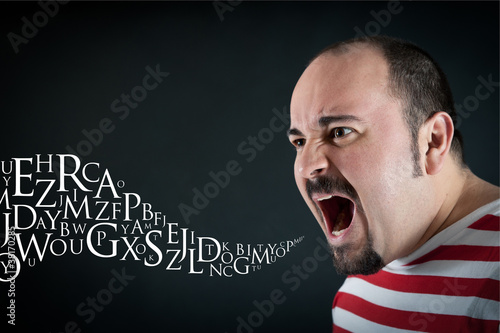Angry Man Shouting