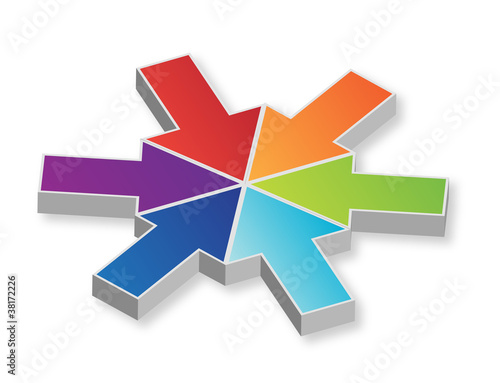 Illustration: Converging Arrows Converging Arrows