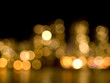 CIty night light and water reflection CIty night light and water reflection