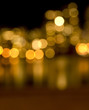 Photo: CIty night light and water reflection CIty night light and water reflection