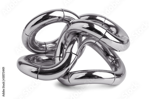 Photo: Metal puzzle shining Metal puzzle shining