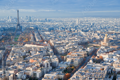 Photo: above view on Paris above view on Paris