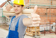 positiver bauarbeiter
