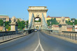 The Chain Bridge in Budapest, Hungary