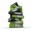 Illustration: Classeur archive vert et noir 04 Classeur archive vert et noir 04