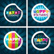 Happy Birthday Stickers