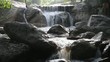Motion of waterfall in western Thailand