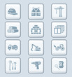 Construction icons | TECH series