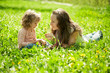 Happy family playing