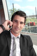 Businessman on the phone
