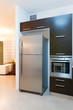 Kitchen modern design with integrated appliances