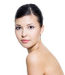 Beautiful woman with fresh clean skin