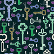 Retro key pattern