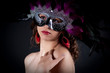 Foto: femme et masque Vénitien femme et masque Vénitien