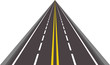 straight asphalted road