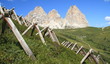 Agriculture on the mountain slope,Dolomites Agriculture on the mountain slope,Dolomites