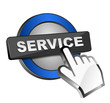 Service - Icon mit Cursor