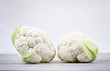 twin baby cauliflowers