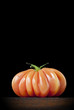 tomato on black