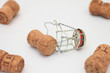 Champagne cork isolated on a white background Champagne cork isolated on a white background