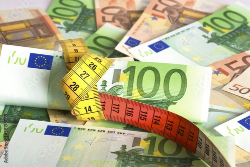 Photo: euros et régime financier euros et régime financier