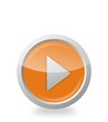 Button Play Orange