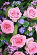 pink and purple rose arrangement pink and purple rose arrangement