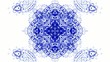 crystal glass religion flower mandala fancy pattern,plant vines