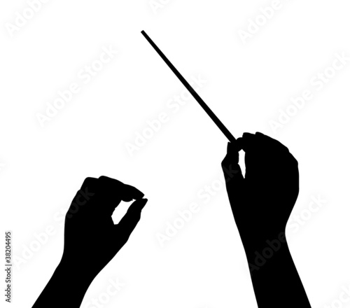 Photo: Music conductor hands Music conductor hands