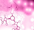 Futuristic dna, abstract molecule, cell illustration eps10