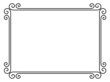 simple ornamental decorative frame simple ornamental decorative frame