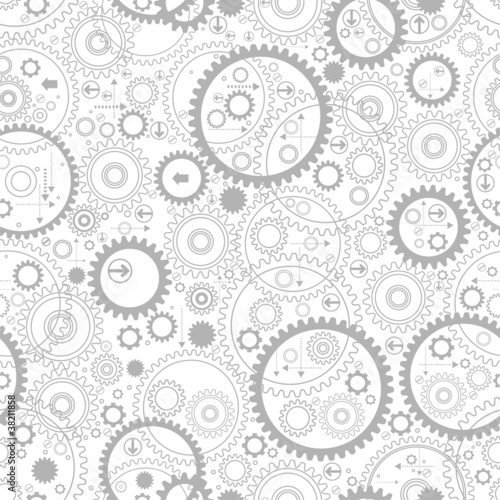 Vektor: seamless backgrounds with gears seamless backgrounds with gears