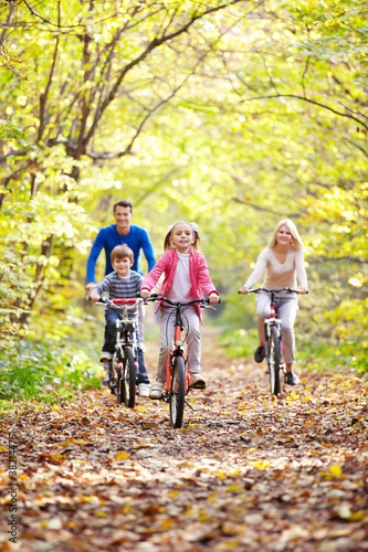 Photo: Riding on bicycles Riding on bicycles