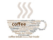 COFFEE Tag Cloud (break cup roast cappuccino latte ground)