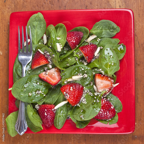 Photo: Spinach Strawberry Salad Spinach Strawberry Salad