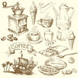 Vektor: coffee, tea, chocolate collection coffee, tea, chocolate collection