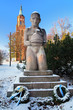 Monument to Hero in Savonlinna, Finland