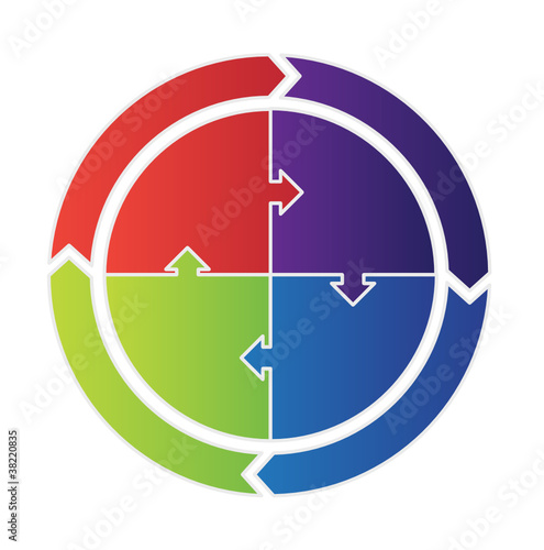 Vector: Process Flow Process Flow