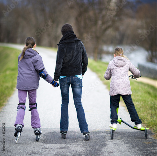Photo: Famille sportive Famille sportive