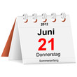 Kalender - 21.06.2012 - Sommeranfang