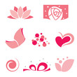 set of rose symbol