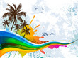 Summer abstract background