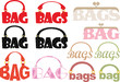 Word of bag in the form of a logotype